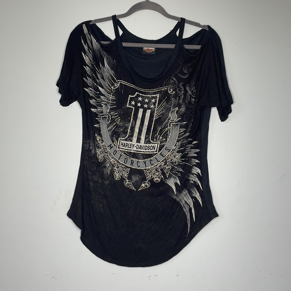 Harley-Davidson Black Short Sleeve Tee